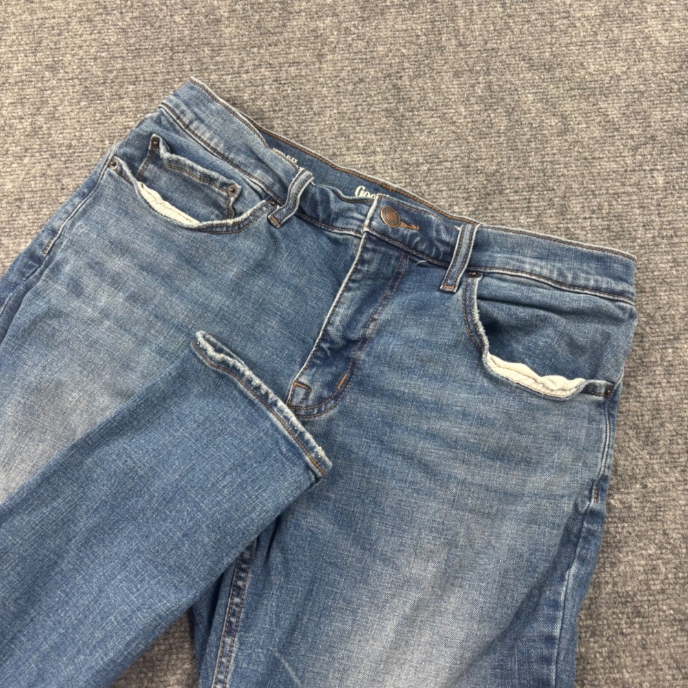 Goodfellow & Co Jeans 34W x 30L Blue Slim Straight Stretch Denim Men's